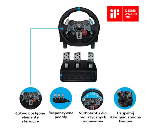 LOGITECH G29 PC/PS3/PS4/PS5 - 249338 - zdjęcie 11
